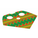 LEGO Fabric Poncho s Green a Red Design (16479)