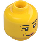 LEGO ženský Hlava s Smile (Zapuštěný pevný cvoček) (3626 / 101367)