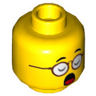 LEGO Hlava s Glasses (Zapuštěný masivní čep) (3626 / 76824)