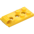 LEGO Závěs Deska Dno 2 x 4 s 4 Cvočky a 3 otvory pro kolíky (98285)