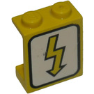 LEGO Panel 1 x 2 x 2 s Utility bez bočních podpěr, plné čepy (4864)