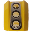 LEGO Sklon 1 x 2 x 2 Zakřivený s Tři Headlights (30602)