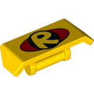 LEGO Spoiler s Rukojeť s 'R', Red Kruh (26094 / 98834)