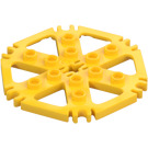 LEGO Technic Deska 6 x 6 Hexagonal s Six Paprsky a Clips s dutými cvočky (64566)