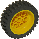 LEGO Wheel Rim 30mm x 12.7mm Stepped with Tire 13 x 24 (2695)