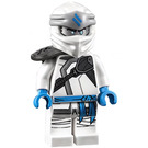 LEGO Zane - Forbidden Spinjitzu s plochý stříbrný Hlava Minifigurka