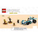 LEGO Zane's Dragon Power Spinjitzu Race Car 71791 Instrukce