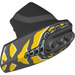 LEGO Black Hero Factory Armor s Pouzdro kulového kloubu Velikost 5 s Yellow Areas (90639 / 96101)