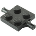 LEGO Black Deska 2 x 2 s Dva Kolo Holders (4600 / 67687)
