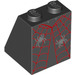 LEGO Sklon 2 x 2 x 2 (65°) s Red Pavouk Web se spodní trubkou (3678 / 22717)