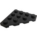 LEGO Black Klín Deska 4 x 4 Roh (30503)