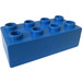 LEGO Blue Duplo Kostka 2 x 4 (3011 / 31459)