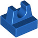 LEGO Blue Dlaždice 1 x 1 s klipem (Žádný řez uprostřed) (2555 / 12825)