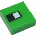LEGO Bright Green Dlaždice 1 x 1 s Minecraft Želva Eye s Groove (3070 / 47144)