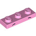 LEGO Bright Pink Deska 1 x 3 s Black eyebrows (3623 / 52100)