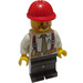 LEGO Konstrukce Foreman s Tie a Suspenders Minifigurka