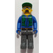 LEGO Konstrukce worker s Green Víčko Minifigurka