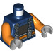 LEGO Dark Blue Deep Sea Diver Minifig Trup (973 / 76382)