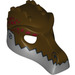 LEGO Krokodýl Maska s stříbrný Jaw (12551 / 12839)
