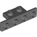 LEGO Dark Stone Gray Konzola 1 x 2 - 1 x 4 se zaoblenými rohy a hranatými rohy (28802)