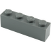 LEGO Dark Stone Gray Kostka 1 x 4 (3010 / 6146)