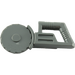 LEGO Dark Stone Gray Minifig Circular Čepel Saw (30194)