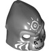 LEGO Gorilla Maska s Šedá Tvář a White Obličejová barva (13361 / 14046)