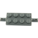 LEGO Dark Stone Gray Deska 2 x 4 s Pins (30157 / 40687)