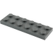 LEGO Dark Stone Gray Deska 2 x 6 (3795)