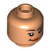 LEGO Dual-Sided Female Hlava s Smirk / Open Smile (Zapuštěný masivní čep) (3626 / 100317)