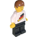 LEGO German Football Player s Klasická Úsměv s Stickers Minifigurka