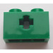 LEGO Kostka 1 x 2 s osa otvorem ('+' Otevření a spodní držák čepu) (32064)