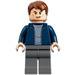 LEGO Hlídat s Dark Modrá Jacket Open Minifigurka