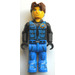 LEGO Jack Stone s Black Jacket, Modrá Nohy a Modrá Vest Minifigurka