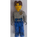 LEGO Jack Stone s Light Šedá Rescue Jacket Minifigurka