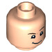 LEGO Light Flesh Dudley Dursley Minifigure Hlava (Zapuštěný masivní čep) (3626 / 67845)