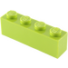 LEGO Lime Kostka 1 x 4 (3010 / 6146)
