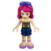 LEGO Livi, Dark Modrá Layered Skirt Minifigurka
