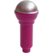 LEGO Microphone s Polovina Metallic stříbrný Horní (21009 / 50511)