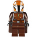 LEGO Mandalorian Warrior s Dark oranžový Helma Minifigurka
