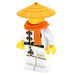LEGO Mannequin s oranžový Čepice a Šátek Minifigurka