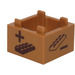 LEGO Box 2 x 2 s Minifigure Hlava a Deska (2821 / 67346)
