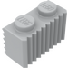 LEGO Medium Stone Gray Kostka 1 x 2 s Mřížka (2877)