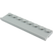 LEGO Medium Stone Gray Deska 2 x 8 s Dveře Rail (30586)