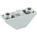 LEGO Medium Stone Gray Sklon 1 x 3 (45°) Převrácený Dvojitý (2341 / 18759)