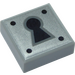 LEGO Medium Stone Gray Dlaždice 1 x 1 s Klíč otvorem s Groove (16827 / 47609)