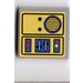 LEGO Medium Stone Gray Tile 2 x 2 with Crane Control Panel with Speaker Sticker s Groove (3068)