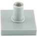 LEGO Medium Stone Gray Dlaždice 2 x 2 s Vertikální Kolík (2460 / 49153)