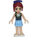 LEGO Mia, Bright Light Modrá Skirt Minifigurka