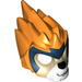 LEGO Orange Lion Maska s Tan Tvář a Dark Modrá Headpiece (11129 / 13046)